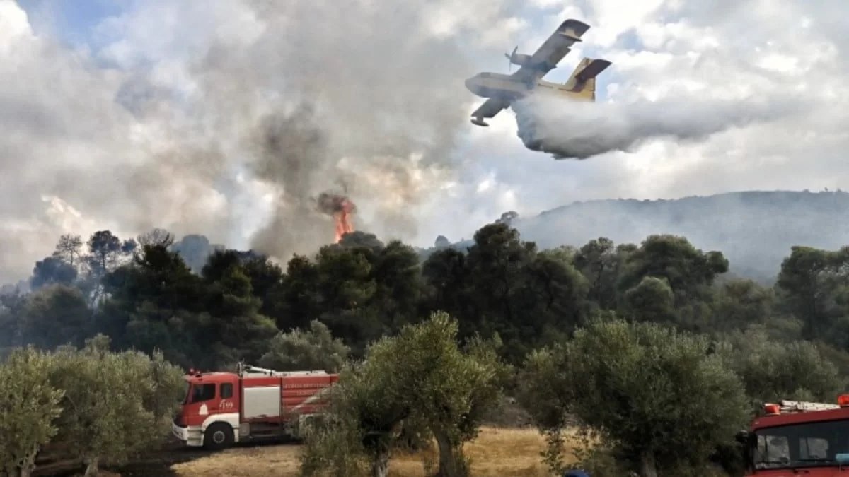 Φωτιά στη Κέρκυρα