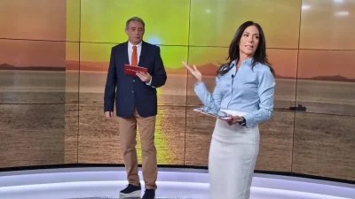 «Μου θυμίζεις την...» - Το σχόλιο του Χασαπόπουλου στη Μελέτη και οι ευχές για την πρεμιέρα του «Mega Καλημερα»