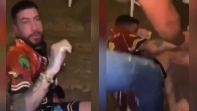Προσοχή σκληρές εικόνες: Το βίντεο του Snik με τον άγριο ξυλοδαρμό του - Του ρίχνουν μπουνιές και κλωτσιές όσο είναι στο πάτωμα