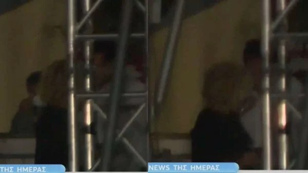 Δεν γνώριζαν ότι τους τραβούσε η κάμερα - Τι συνέβη με Ζουγανέλη και Δημητρίου στα παρασκήνια της συναυλίας της (Βίντεο)