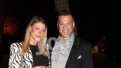 Κώστας Σόμμερ - Βαλεντίνη Παπαδάκη: H σπάνια λαμπερή έξοδος του ζευγαριού στον έκτο μήνα της εγκυμοσύνης