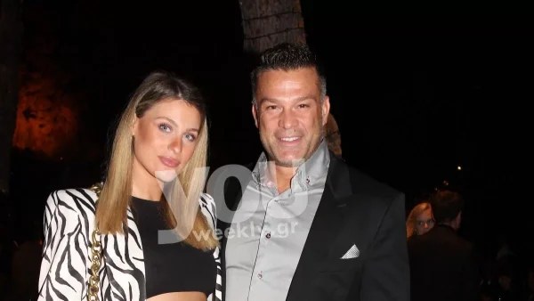 Κώστας Σόμμερ - Βαλεντίνη Παπαδάκη: H σπάνια λαμπερή έξοδος του ζευγαριού στον έκτο μήνα της εγκυμοσύνης