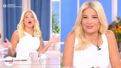 "Κόκκαλο" στο πλατό του Πρωινού μας - Η σπόντα της Φαίης Σκορδά για τα νούμερα τηλεθέασης