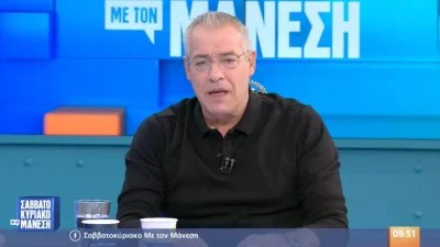 «Οι 40χρονοι έβλεπαν cartoon για 3χρονα» - Η απάντηση του Νίκου Μάνεση στο ντόρο που έγινε με την τηλεθέαση