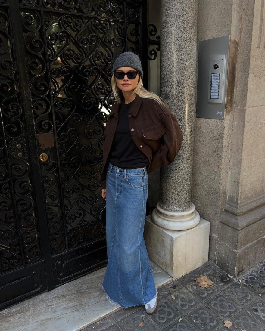 Denim φούστα