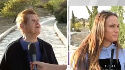 «Όχι, όχι...» - Η επική απάντηση της γιαγιάς της Ασημίνας όταν ερωτήθηκε για το μέλλον της με τον Χρήστο Δάντη