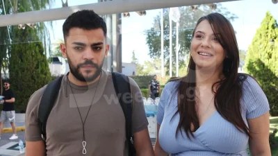 Λάουρα Νάργες - Χρήστος Σαντικάι: Καρέ - καρέ η έξοδός τους από το μαιευτήριο! Έλαμπαν και οι δυο από ευτυχία δίπλα στο μωρό τους