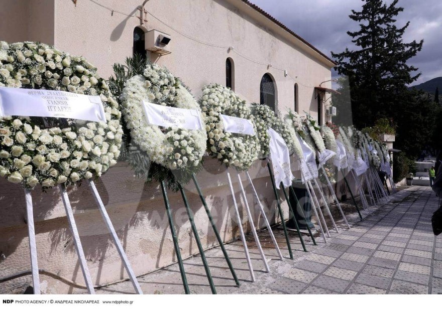 Θλίψη στην κηδεία του Σταμάτη Κόκοτα