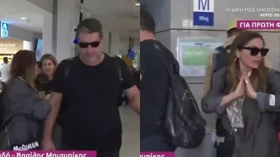 Έξαλλη η Δέσποινα Βανδή με τις κάμερες στο αεροδρόμιο - Έκραξε τους δημοσιογράφους για την συμπεριφορά τους