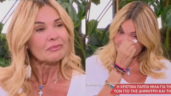 «Είναι σαν να έβλεπα την Παναγία» - Ξέσπασε σε λυγμούς η Χριστίνα Παππά στον αέρα της εκπομπής της Ελένης Μενεγάκη