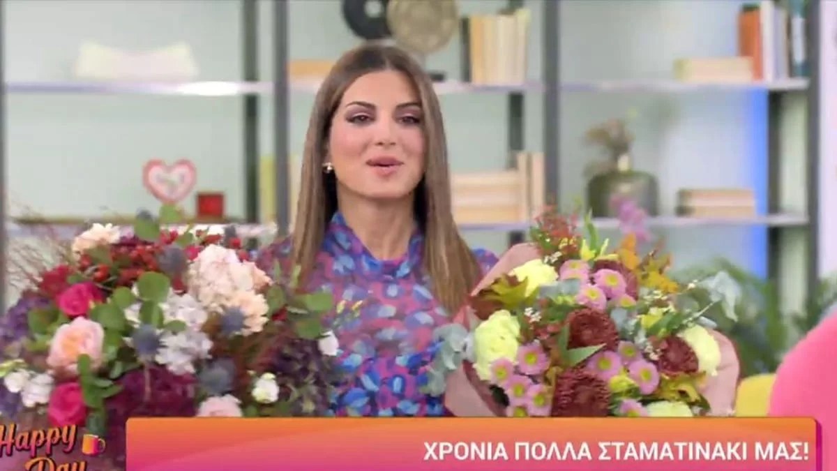 Με μίνι φόρεμα και μπότες στο πλατό του Happy Day - "Πνίγηκε" από τις απανωτές εκπλήξεις η Σταματίνα Τσιμτσιλή