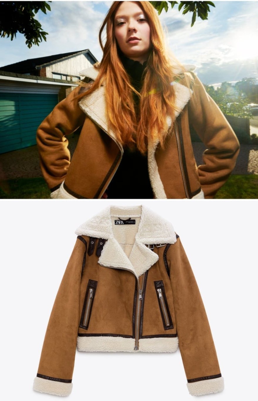 Zara μπουφάν