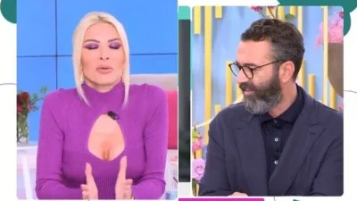 «Επειδή κάποιοι...» - Άγγελος Μπράτης και Καινούργιου έλυσαν τις διαφορές τους στο πλατό του Super Κατερίνα