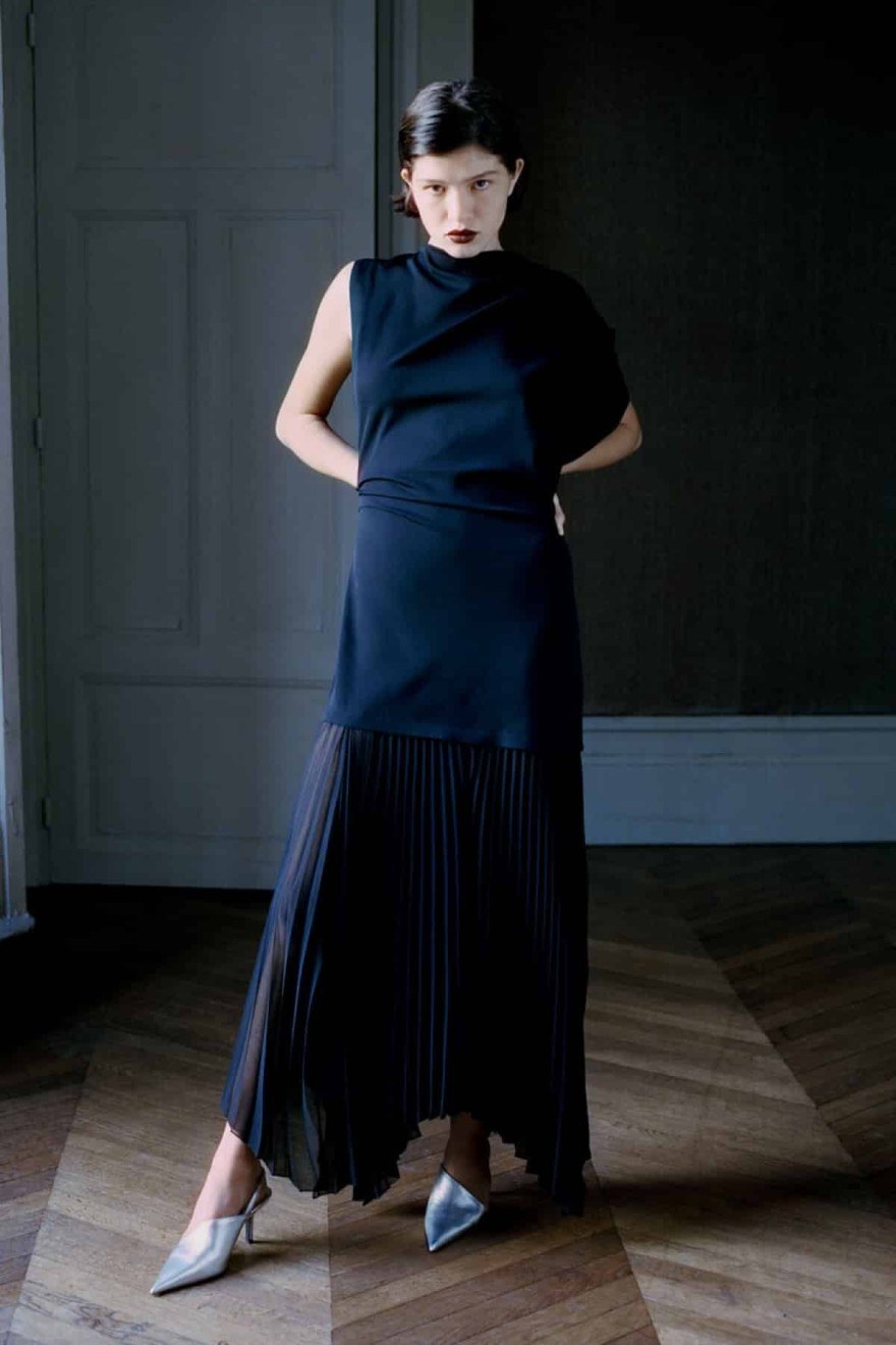 Zara φόρεμα μαύρο