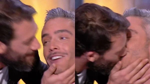 Άφωνοι όλοι στον αέρα του Night Out - Ο Αντίνοος Αλμπάνης άρπαξε και φίλησε στο στόμα τον Θεοχάρη Ιωαννίδη