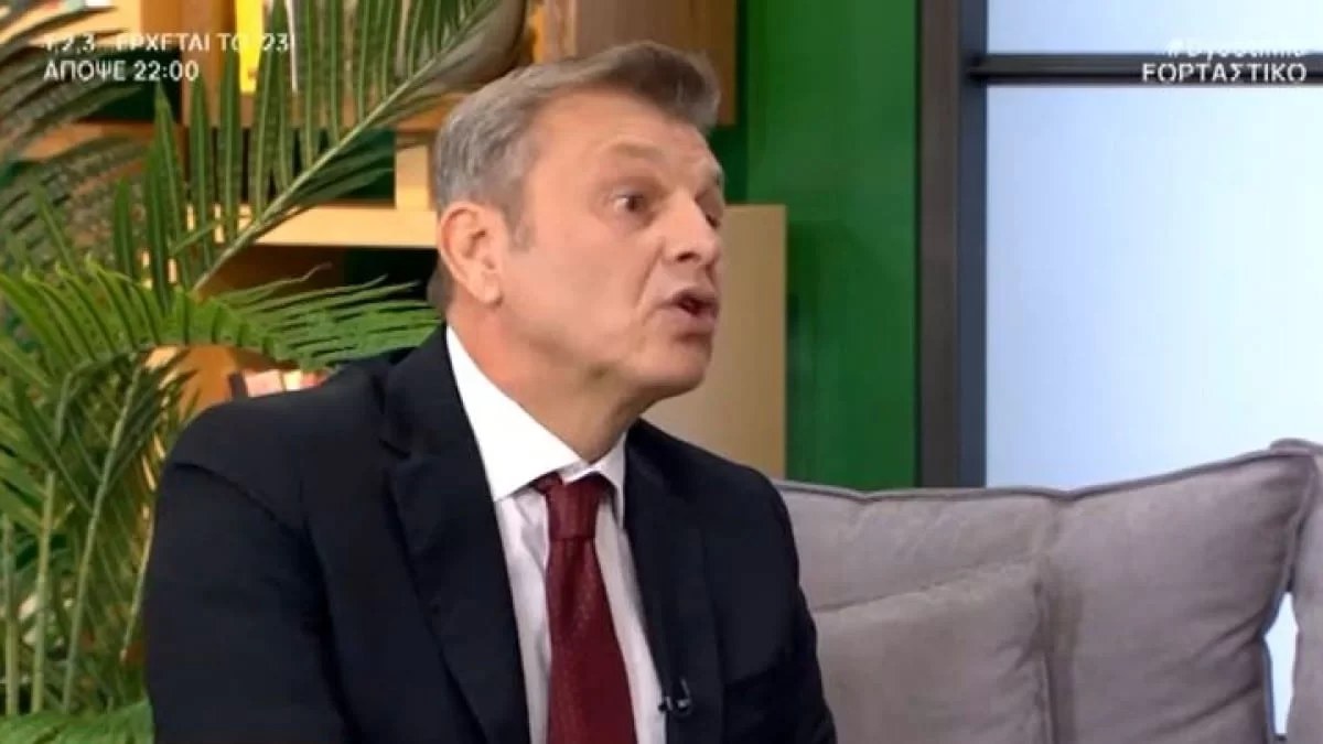 «Δεν θα δεχτώ, είναι ξεφτίλα» - Ξέσπασε ο Απόστολος Γκλέτσος σε ερώτηση του παρουσιαστή της ΕΡΤ για την κόρη του