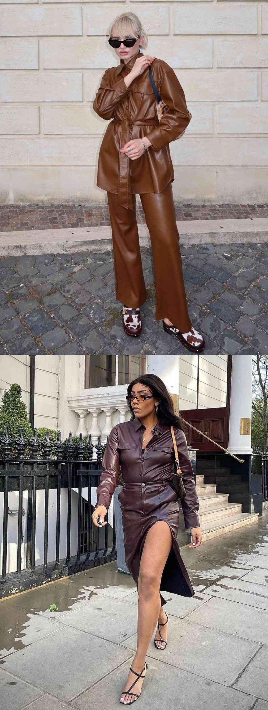 Leather on leather
