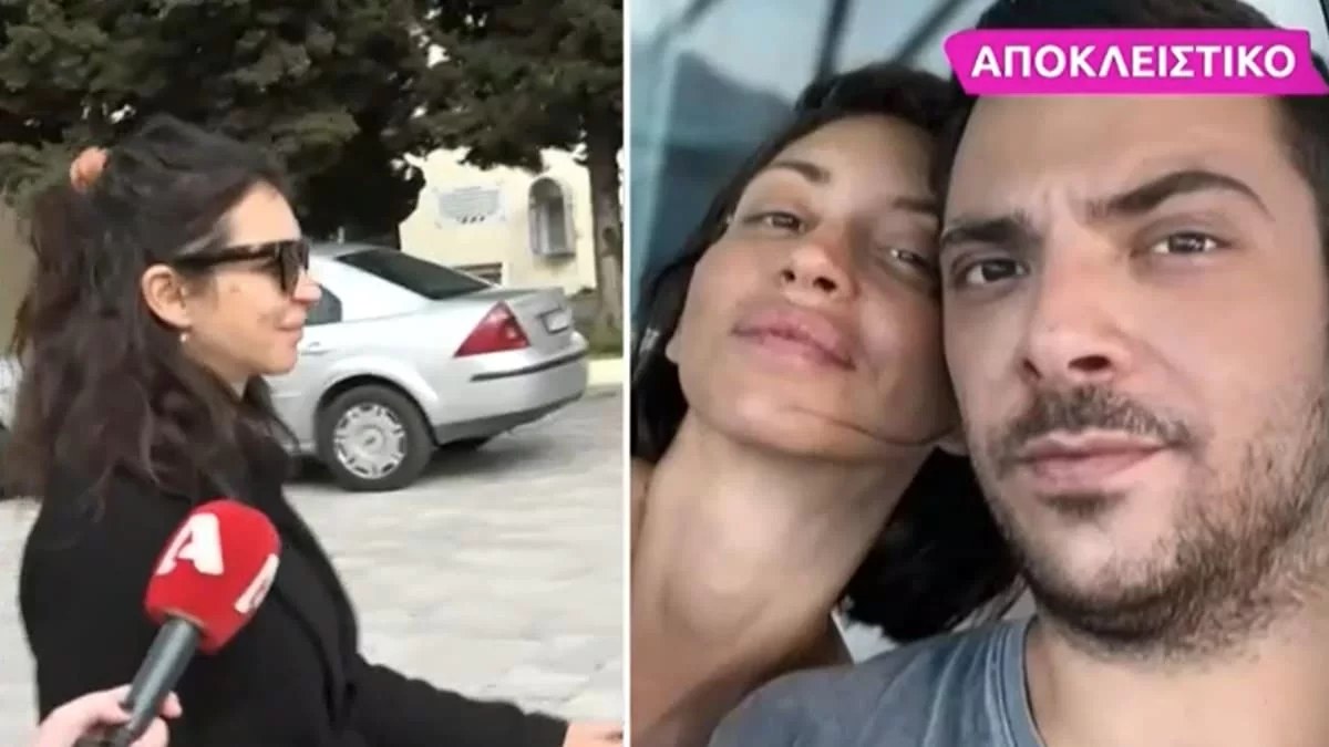 Συντετριμμένη η σύντροφος του Πάνου Νάτση - Το βίντεο με την αντίδρασή της μετά το μνημόσυνό του μπροστά στην κάμερα του ALPHA