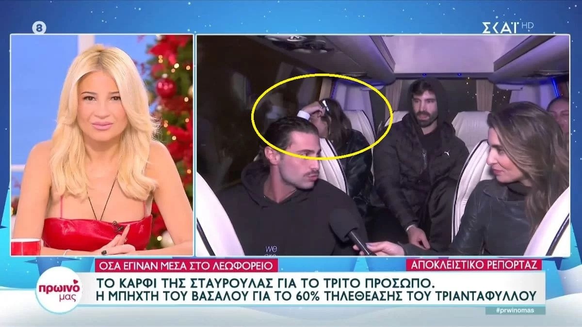 Ευρυδίκη Βαλαβάνη: Η κίνησή της πίσω από τον Βασάλο στο πούλμαν του Survivor All Star που την «καίει»