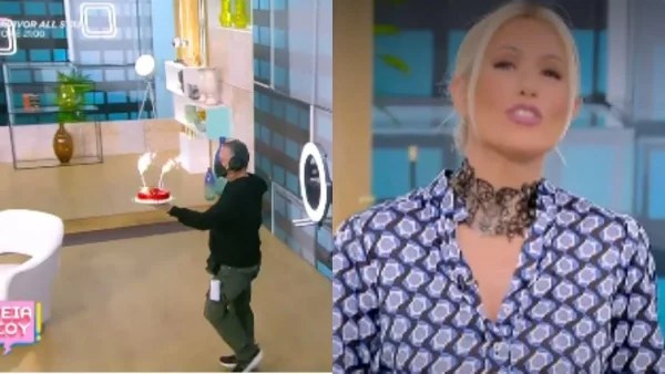 Έκαναν έκπληξη στον αέρα του ''Γειά σου'': «Αχ θα συγκινηθώ» - Με μεγάλη τούρτα και βεγγαλικά