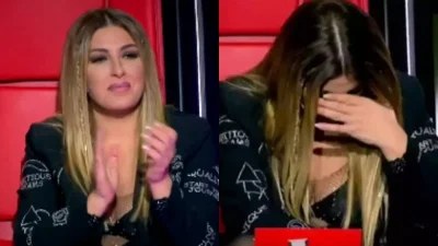 The voice: Δεν κατάφερε να κρατήσει τα δάκρυα της - Συγκίνηση στον αέρα του ΣΚΑΪ με την Παπαρίζου