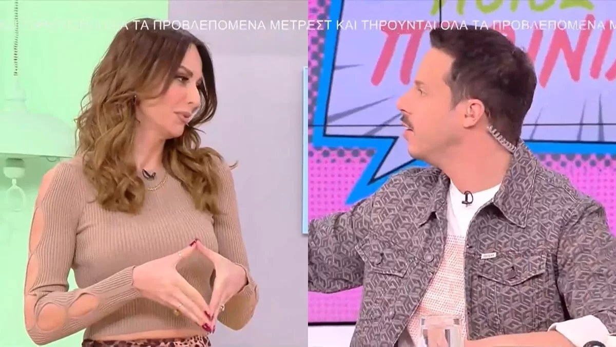 «Εσύ εσώρουχο φοράς;» - Φανερά αμήχανη η Μπέττυ Μαγγίρα με την ερώτηση του Μακαλιά στον αέρα του OPEN