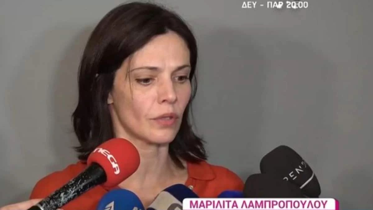 «Δεν θέλω να επεκταθώ σε...» - Η ερώτηση δημοσιογράφου που έφερε σε δύσκολη θέση την Μαριλίτα Λαμπροπούλου