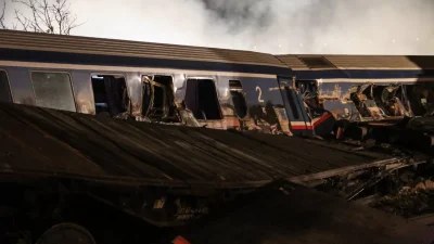 Τραγωδία Τέμπη: Ανατριχιαστικό! Φωτογραφία από το 3ο βαγόνι με τους ανυποψίαστους επιβάτες πριν την σύγκρουση