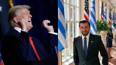Επισκέφθηκε τον Ντόναλντ Τράμπ στον Λευκό Οίκο - Η αποκάλυψη του Θάνου Πετρέλη για το ταξίδι του στην Αμερική