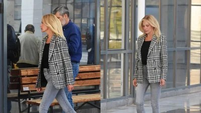 Με χαμόγελο βγήκε από τα γραφεία του Αμαρουσίου - Τι συνέβη με το συμβόλαιο της Μακρυπούλια στον ΑΝΤ1