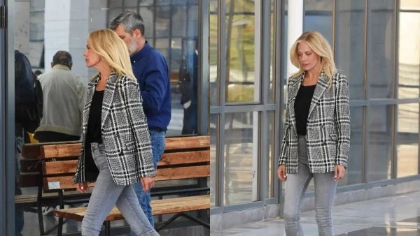 Με χαμόγελο βγήκε από τα γραφεία του Αμαρουσίου - Τι συνέβη με το συμβόλαιο της Μακρυπούλια στον ΑΝΤ1