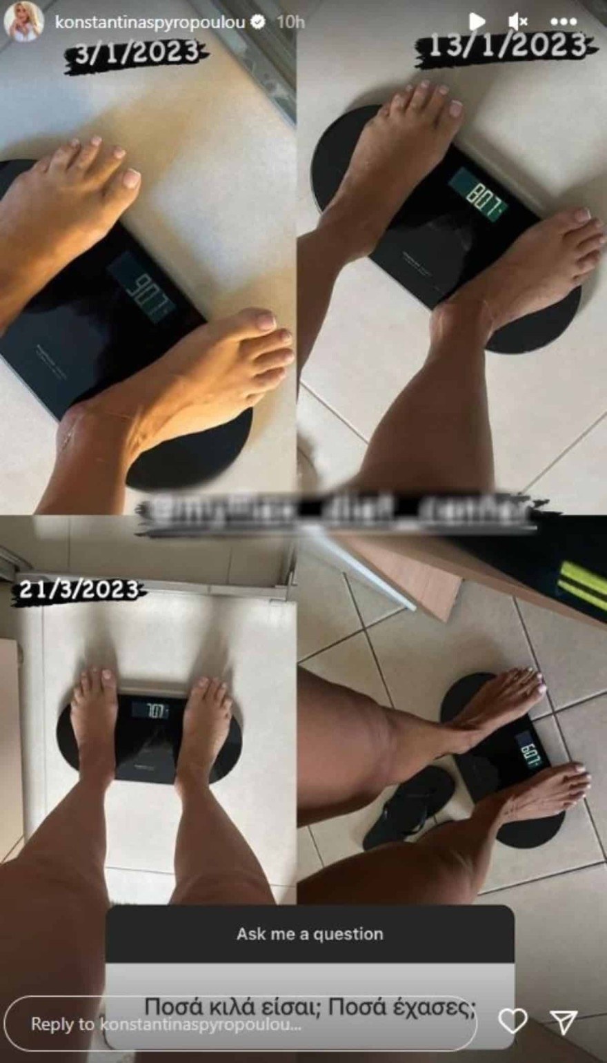 Πόσα κιλά πήρε και πόσα έχασα η Σπυροπούλου μετά την εγκυμοσύνη