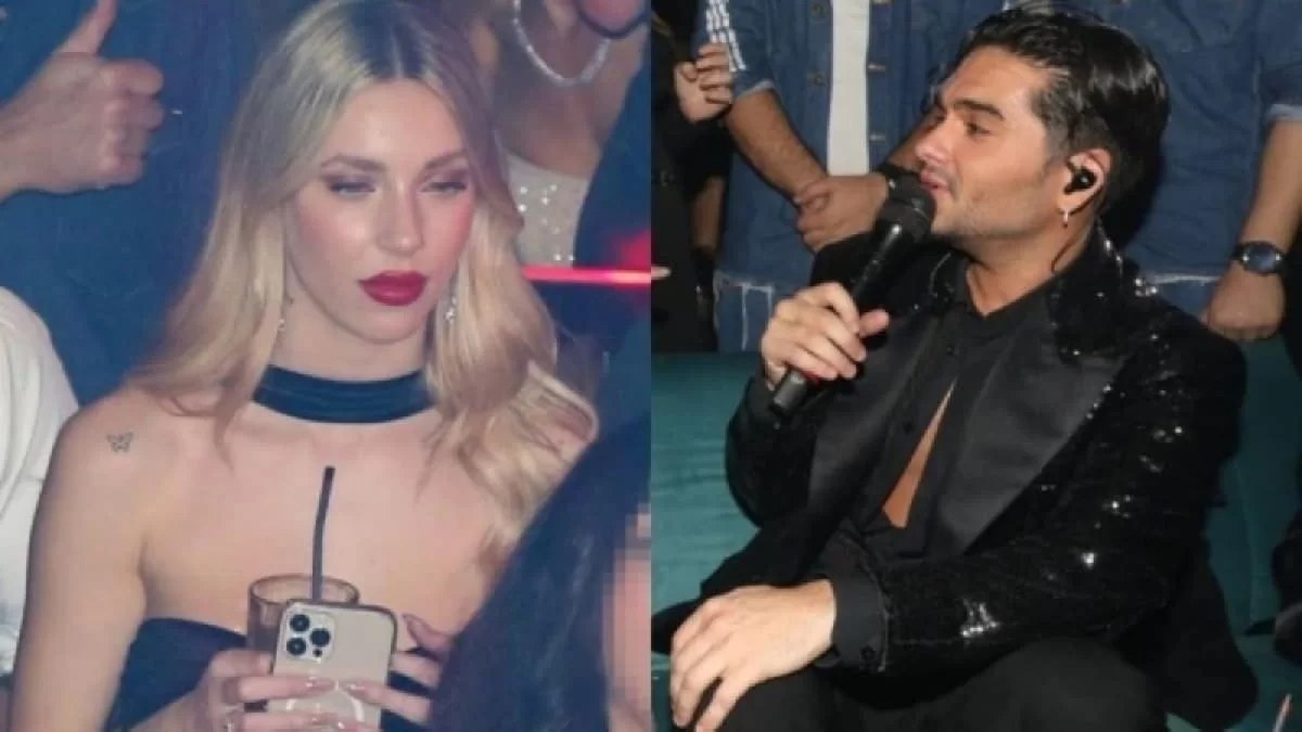 Κολλημένοι ο ένας στον άλλον - Το τρυφερό φιλί στο στόμα του Χρήστου Μάστορα με τη Γαρυφαλιά Καληφώνη
