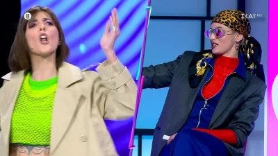 My Style Rocks «Ξεκαβάλα λίγο, Κατακουζηνός είσαι;» - Ο κακός χαμός στο πλατό του ΣΚΑΙ με την Βασιλική & την Όλγα! Τις διέκοψε η Καραβάτου