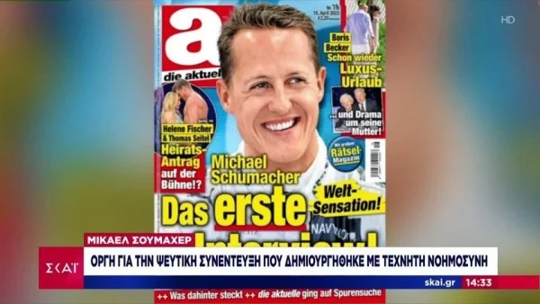 Σάλος με την ψεύτικη συνέντευξη του Mίκαελ Σουμάχερ - Θα κινηθεί νομικά η οικογένειά του