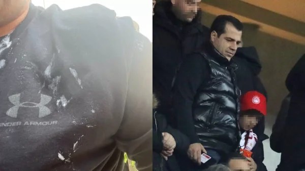 Δέχτηκε επίθεση ο Θάνος Πλεύρης και η οικογένεια του σε έξοδο τους - Γιαούρτια πέτυχαν τα παιδιά του
