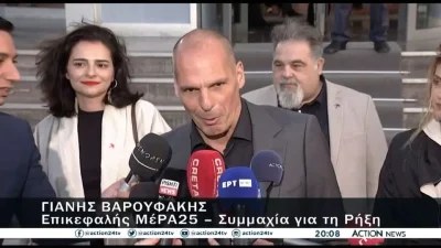 «Είναι απαράδεκτο το πλαίσιο» - Η έντονη αντίδραση του Γιάνη Βαρουφάκη στις κάμερες λίγο πριν το debate