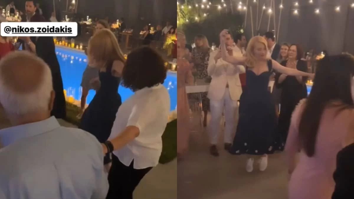 Το "έκαψε" η Μαρία Ηλιάκη - Ο ξέφρενος χορός στο γλέντι της βάφτισης της κόρης της