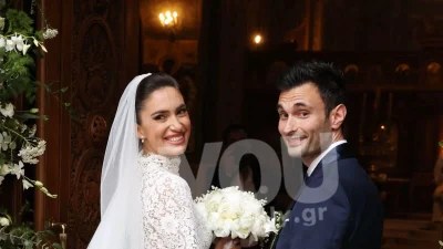 Βγαλμένο από παραμύθι το νυφικό της Πρέλεβιτς - Παντρεύτηκε την αγαπημένη του ο Νικήτας Νομικός