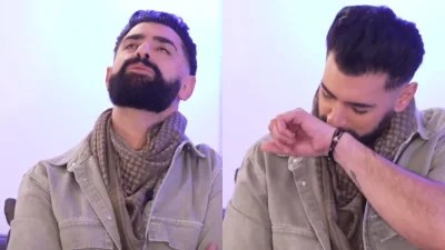 Με δάκρυα στα μάτια - Παραλίγο να διακόψει τη συνέντευξή του ο Σαρμπέλ