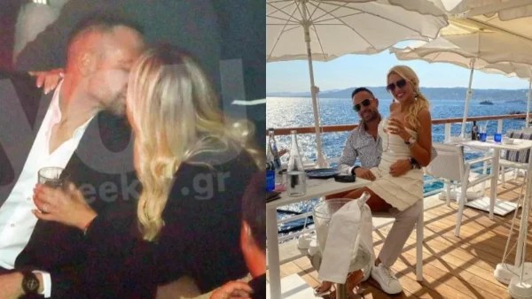 Στα πόδια του Σταθοκωστόπουλου - Η σπάνια ανάρτηση της Κωνσταντίνας Σπυροπούλου από την έξοδο με τον σύζυγό της