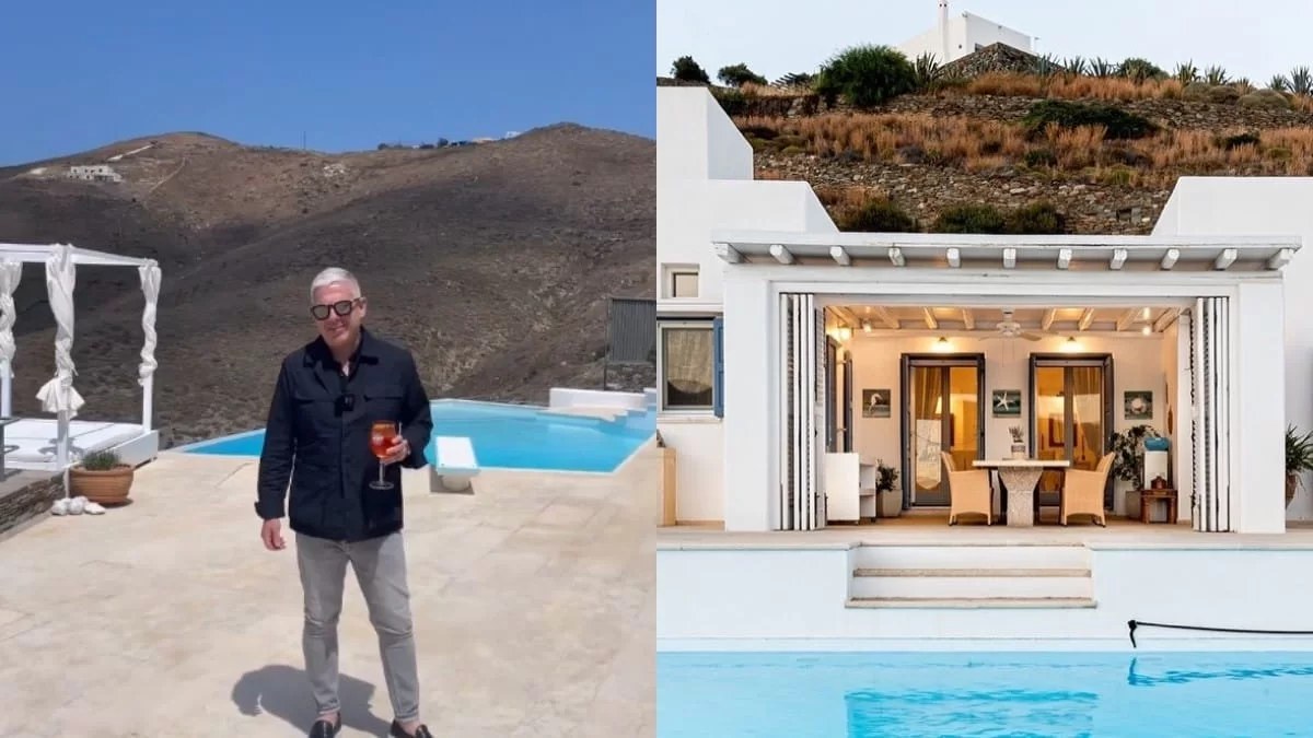 Από prive παραλία μέχρι ελικοδρόμιο: Ο Τάσος Δούσης στο 5αστερο ξενοδοχείο της Σύρου, BluEros