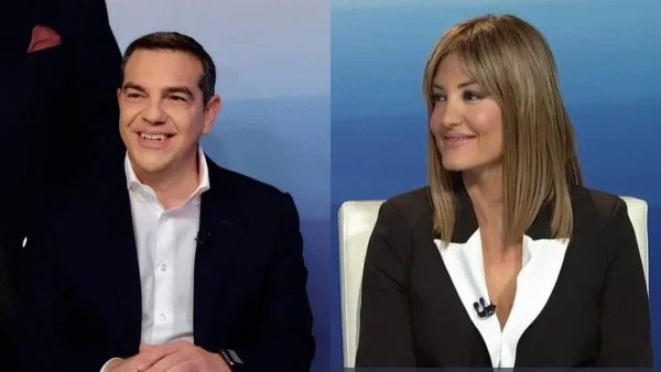 Debate: «Αλέξη πιες ένα ποτήρι νερό και βάλε κάτι ενυδατικό στα χείλη» - Αποθέωση στο twitter για την Ράνια Τζίμα