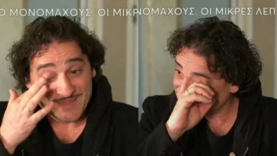 "Λύγισε" μέχρι και η Δανάη Μπάρκα - Ξέσπασε σε κλάματα ο Βασίλης Χαραλαμπόπουλος στην κάμερα του Πάμε Δανάη