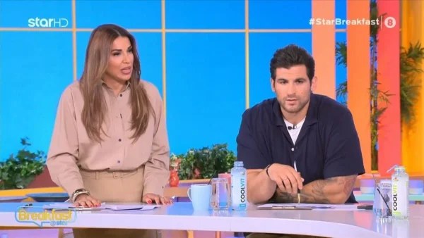 Χατζίδου - Παύλου: «Είμαι μια δύσκολη ημέρα, στενάχωρη...» - Βαρύ το κλίμα στην έναρξη του BreakfastStar