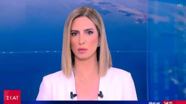 Πήρε τη σκυτάλη η Λένα Φλιτζάνη από την Εύα Αντωνοπούλου - Η πρώτη ημέρα στο δελτίο ειδήσεων του ΣΚΑΪ