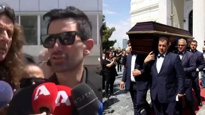 Κηδεία Φλωρινιώτη: Άνοιξαν το φέρετρο και έριξαν την αγαπημένη του κολόνια - Δάκρυσε στην κάμερα ο γιος του