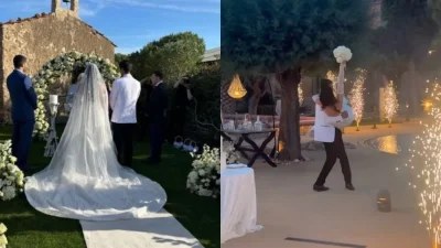 Το παραμυθένιο νυφικό και τα καυτά φιλιά με τον πλέον σύζυγό της - Παντρεύτηκε πολυσυζητημένη παίκτρια του My Style Rocks