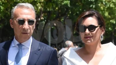 Όλγα Κεφαλογιάννη: Μαγνήτισε τα βλέμματα στην ορκωμοσία της νέας Κυβέρνησης - Στο πλευρό της ο Μίνως Μάτσας
