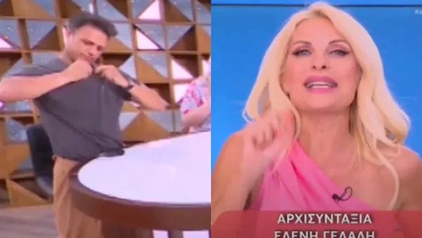 Νόμιζε ότι δε θα ακουστεί η σπόντα του καθώς έβγαζε το μικρόφωνο - Αμηχανία ξανά με τον Πούμπουρα & τη Μενεγάκη
